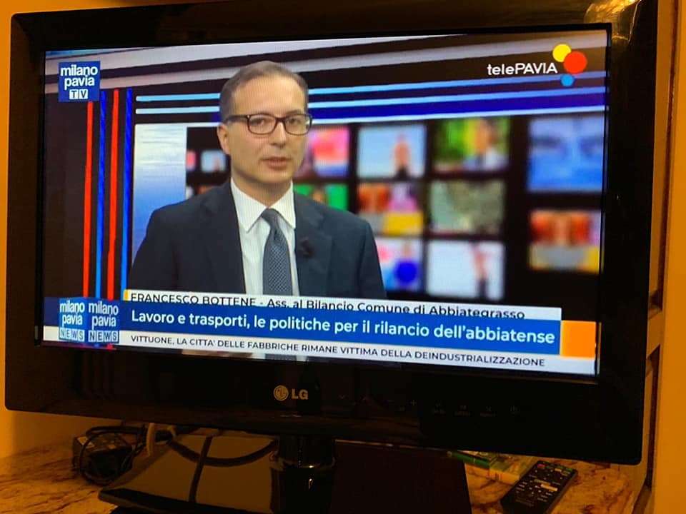 Intervista televisiva su TelePavia